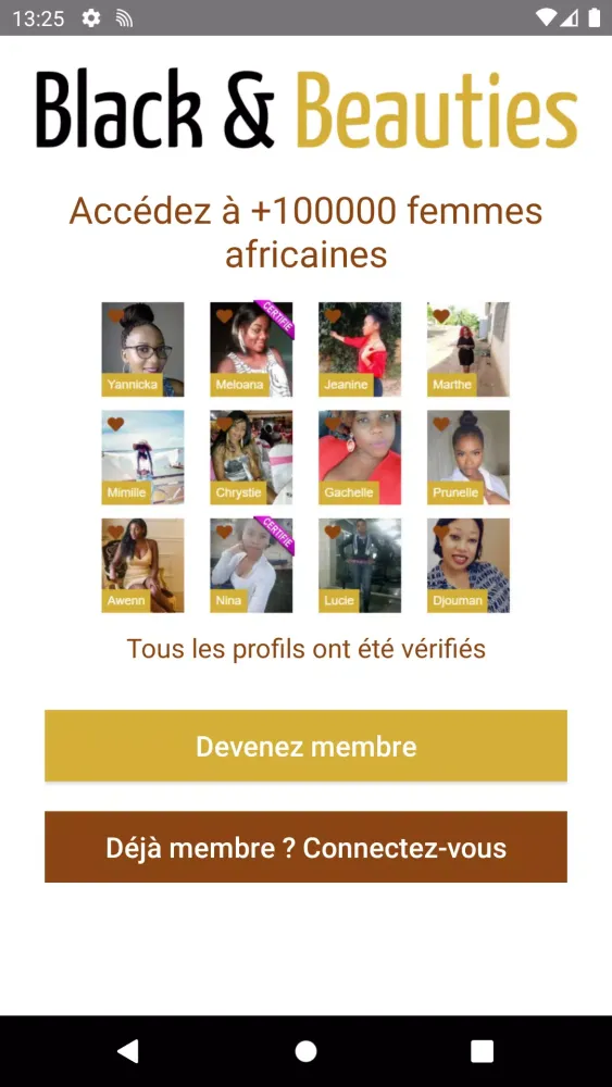 BlackAndBeauties سکرین شاٹس
