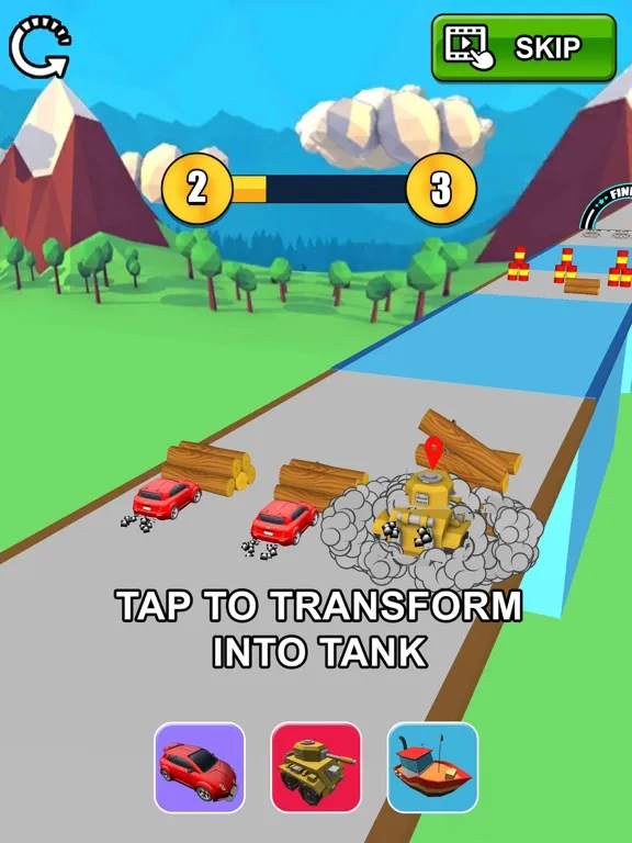 Скриншоты Epic Car Transform Race iPad 