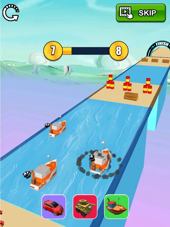 Скриншоты Epic Car Transform Race iPad 