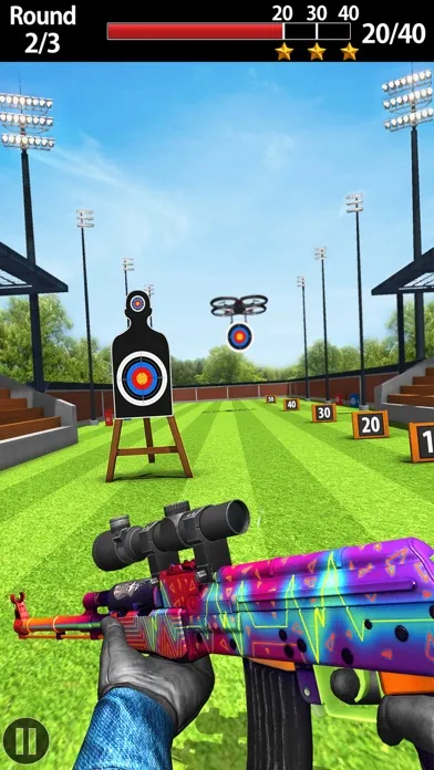 Capturas de tela do Target Shooting Legend