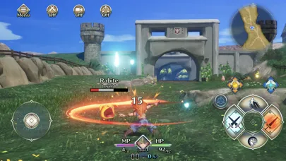 Capturas de tela do Trials of Mana+