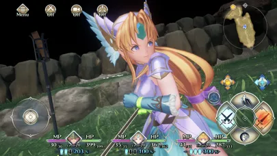 Capturas de tela do Trials of Mana+