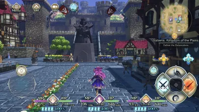 Capturas de tela do Trials of Mana+