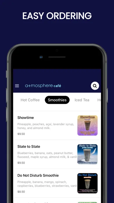 Screenshot di atmosphere cafe rewards