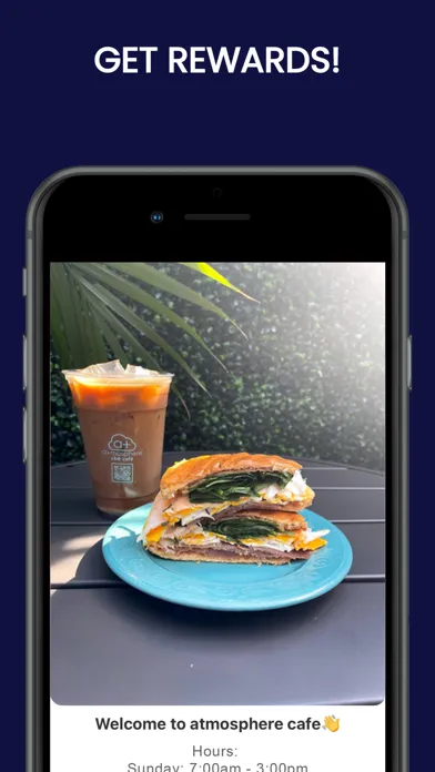 Screenshot di atmosphere cafe rewards