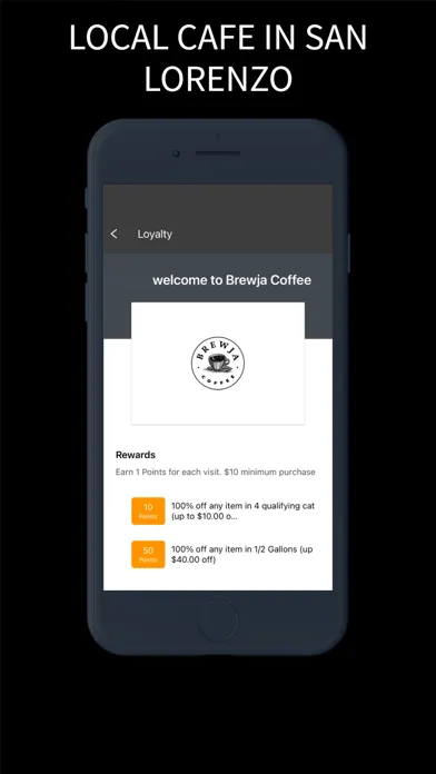 Ảnh chụp màn hình của Brewja Coffee