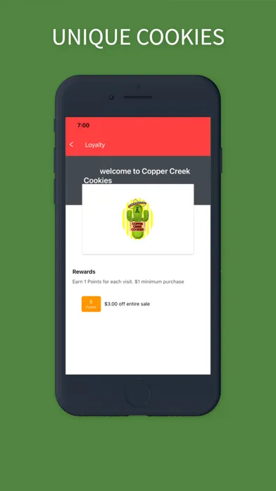 Copper Creek Cookies應用截圖