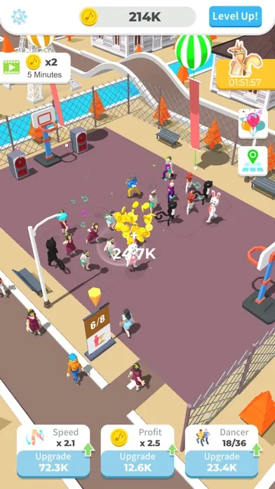 Idle Square Dance スクリーンショット