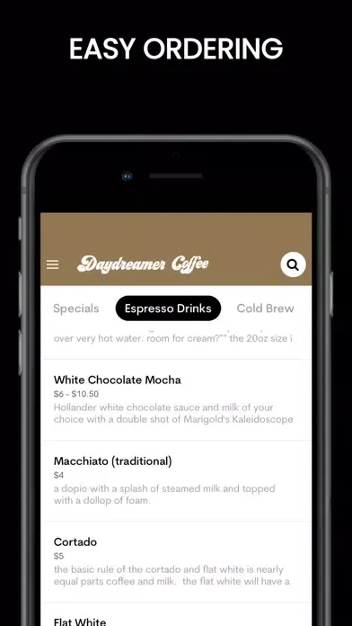 Daydreamer Coffee Online スクリーンショット