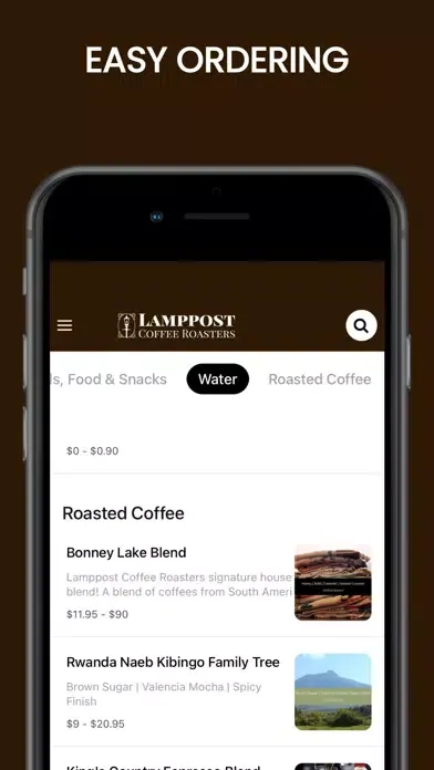 Captures d'écran de Lamppost Coffee Roasters