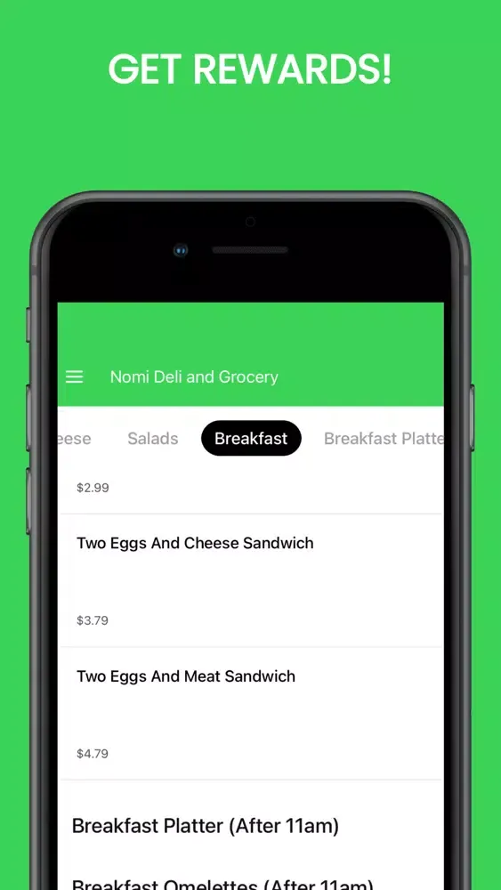 Capturas de tela do Nomi Deli and Grocery