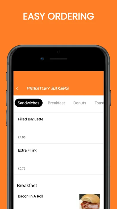 Tangkapan layar Priestley Bakers