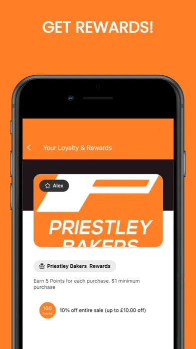 Tangkapan layar Priestley Bakers