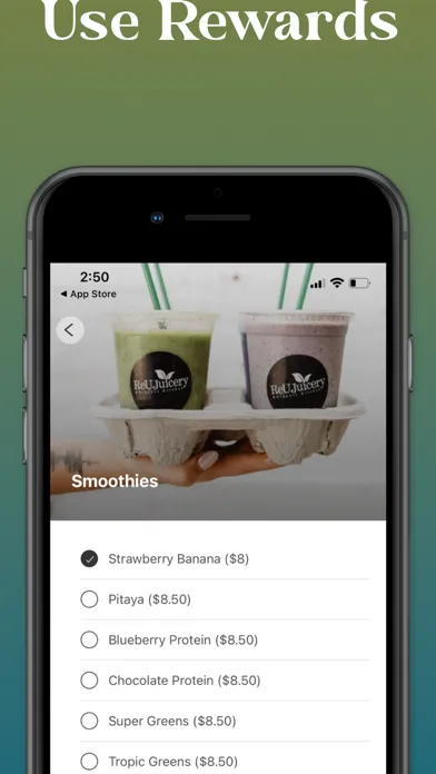 Screenshot di ReU Juicery