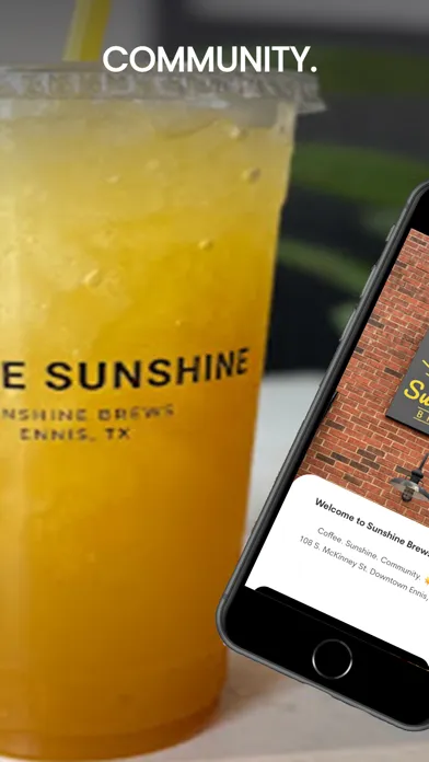 Tangkapan skrin Sunshine Brews
