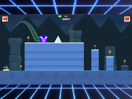 Tangkapan layar Square Dash GeoMetry jump fast iPad 