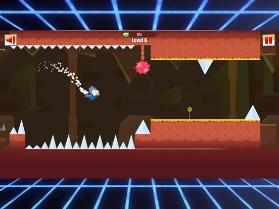 Tangkapan layar Square Dash GeoMetry jump fast iPad 