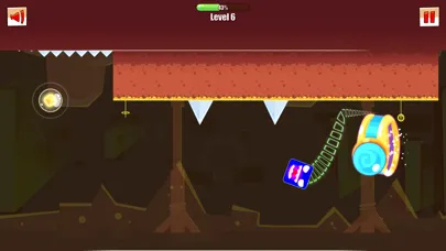Tangkapan layar Square Dash GeoMetry jump fast