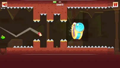 Tangkapan layar Square Dash GeoMetry jump fast
