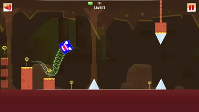 Tangkapan layar Square Dash GeoMetry jump fast