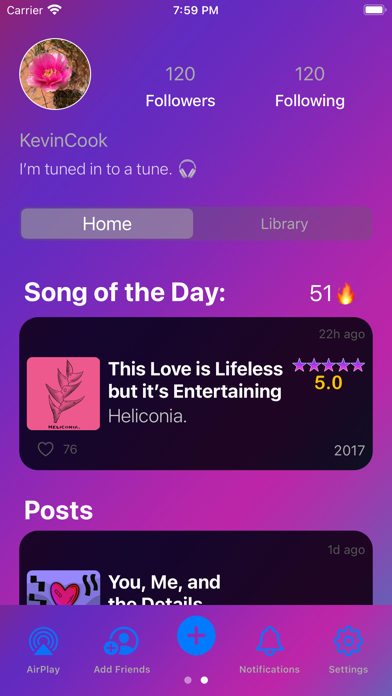 Ảnh chụp màn hình của Harmoni Music-Sharing