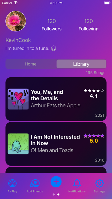 Ảnh chụp màn hình của Harmoni Music-Sharing