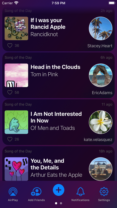 Ảnh chụp màn hình của Harmoni Music-Sharing