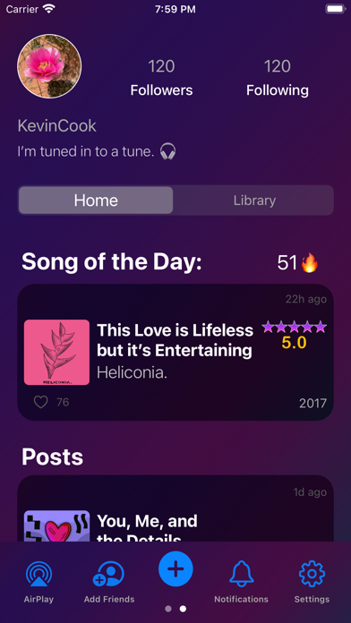 Ảnh chụp màn hình của Harmoni Music-Sharing