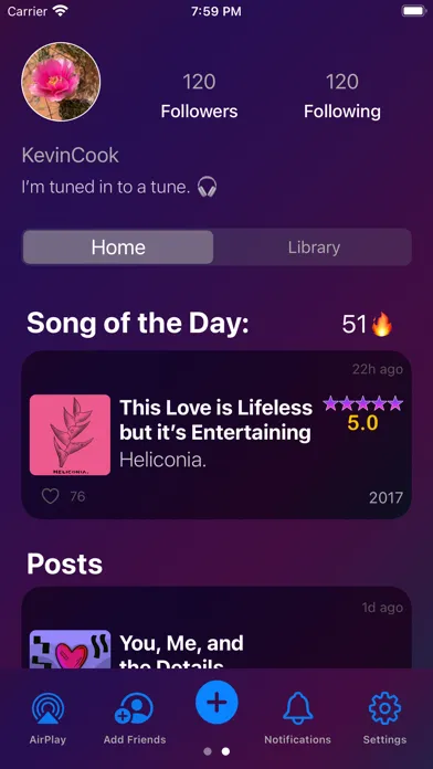 Screenshot di Harmoni Music-Sharing