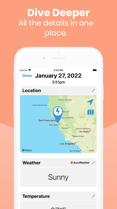 Screenshot di Simple Migraine Tracker