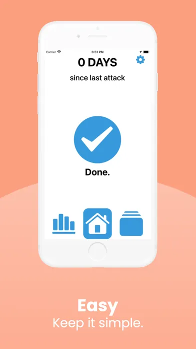 Screenshot di Simple Migraine Tracker