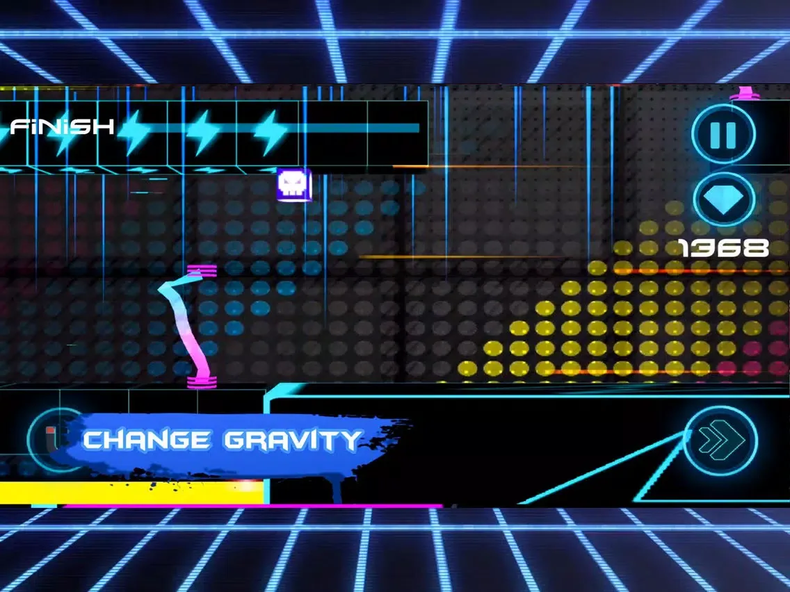 Dubstep Square Dash GeoMetry iPad  Screenshots