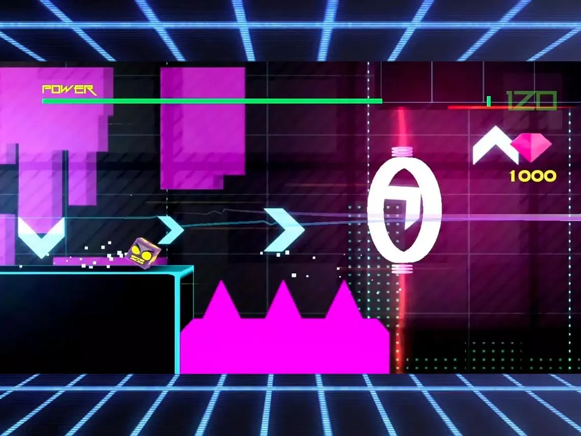 Dubstep Square Dash GeoMetry iPad  Screenshots