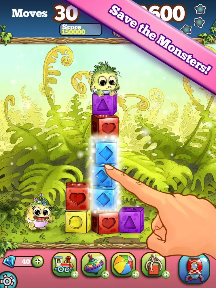 Baby Blocks - Puzzle Monsters! iPad 應用截圖