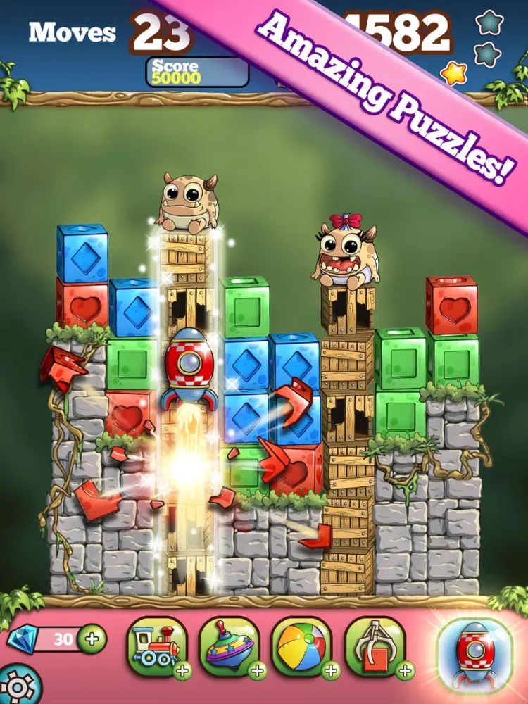 Baby Blocks - Puzzle Monsters! iPad 應用截圖