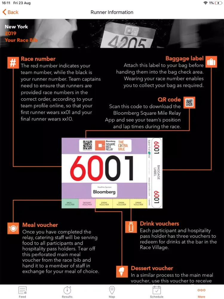 Bloomberg Square Mile Relay iPad  スクリーンショット