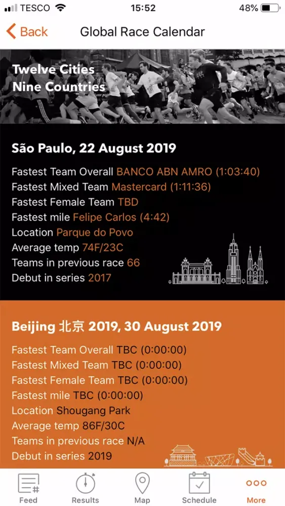 Bloomberg Square Mile Relay スクリーンショット