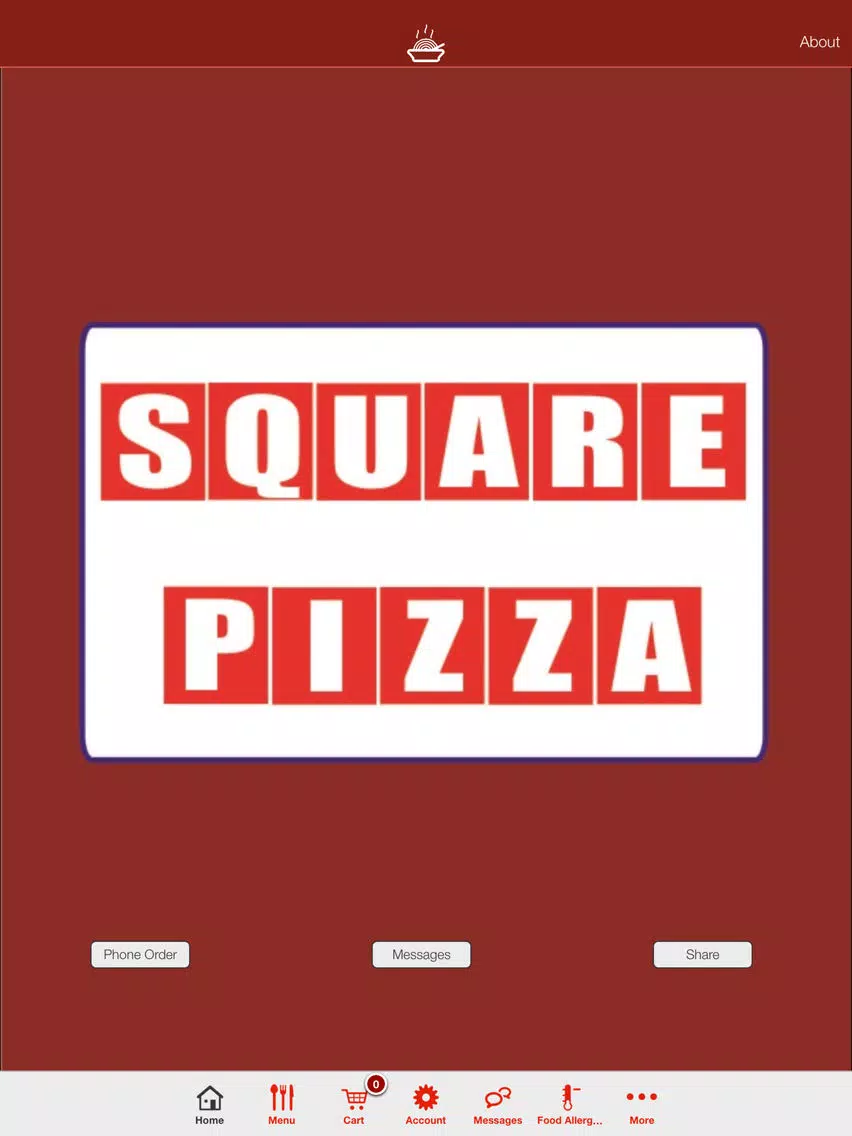 Square Pizza Sheffield iPad 應用截圖