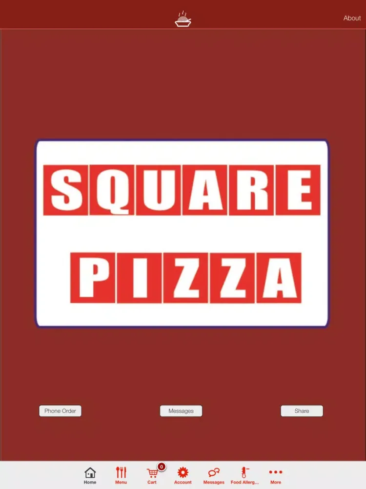 Square Pizza Sheffield iPad 应用截图