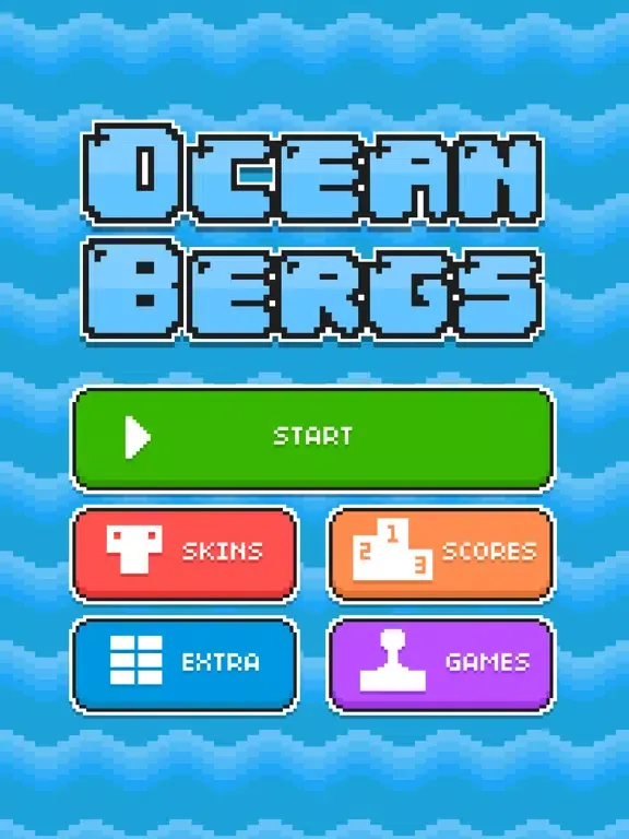 Tangkapan skrin Ocean Bergs iPad 