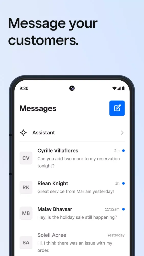 Square Dashboard Beta Screenshots