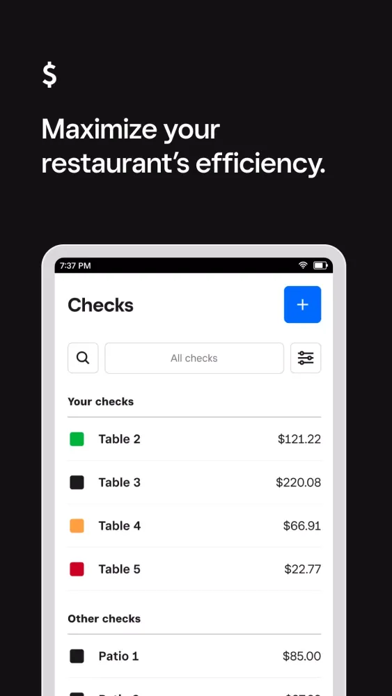 Square for Restaurants 스크린샷
