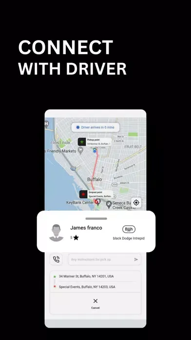 Capturas de tela do Squass - Book your Ride