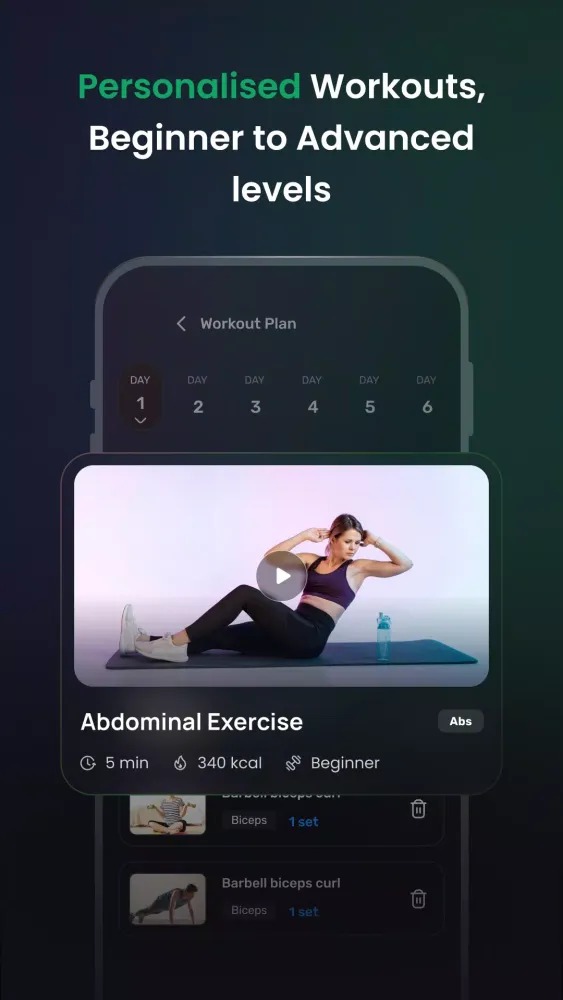 Скриншоты Fittr Health & Fitness Coach