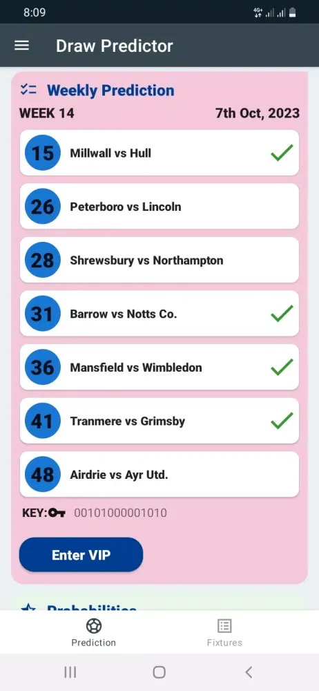 Zrzuty ekranu Draw Predictor