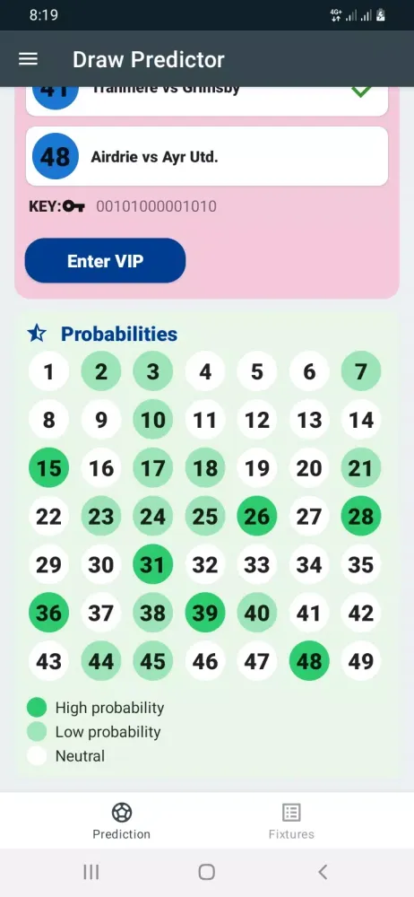 Zrzuty ekranu Draw Predictor