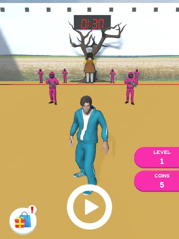 Squid Survive Game iPad  स्क्रीनशॉट