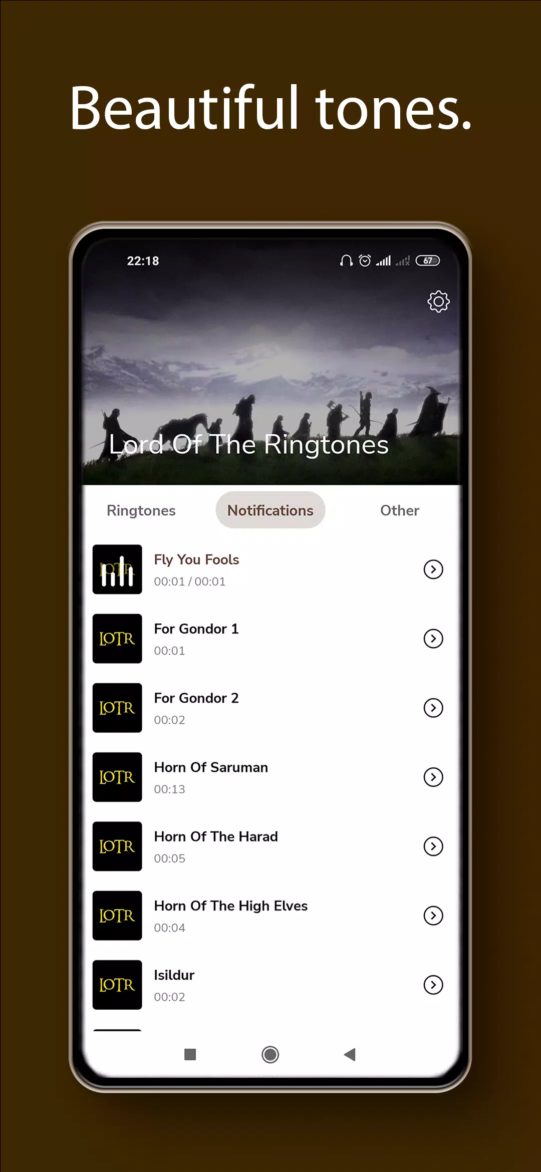 Lord Of The Rings Ringtones Screenshots3