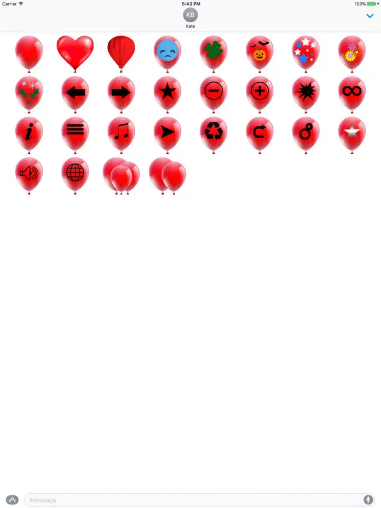 Скриншоты BalloonPop99 Stickers iPad 