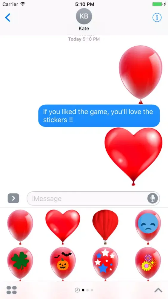 Скриншоты BalloonPop99 Stickers
